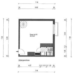 Grundriss Untergeschoss